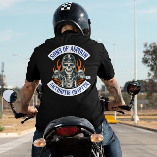 SoA - Sons of Aspirin - Funny Biker T Shirt